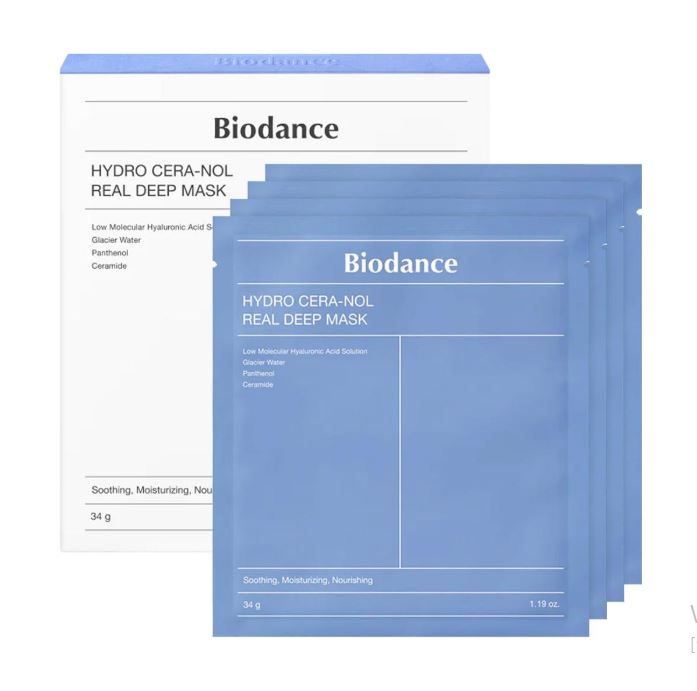 BIODANCE Hydro Cera-nol Real Deep Mask 34g*4pcs【Olive Young‘s 1st】