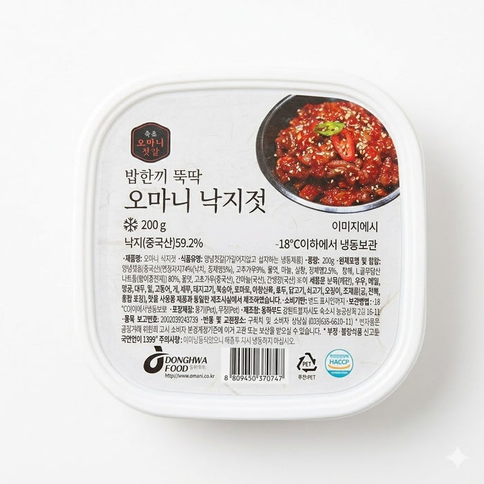 阿妈妮 辣味章鱼酱 200g