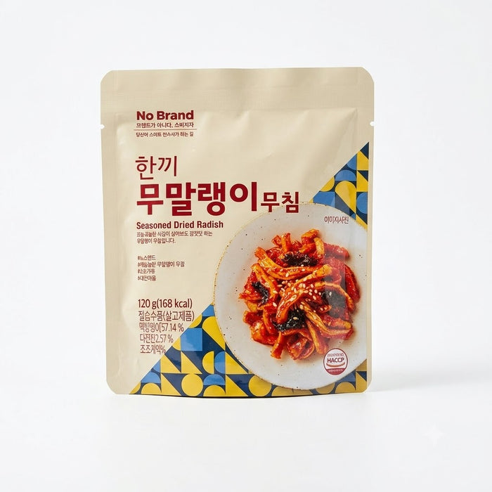 노브랜드 한끼 무말랭이무침 120g 냉동