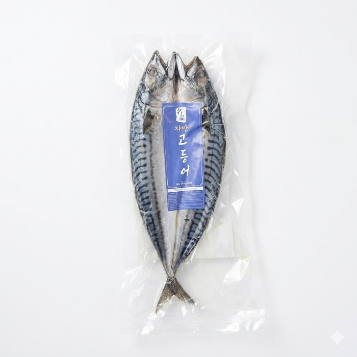 CJF Frozen Salted Mackerel Korean Cut Fish 400g