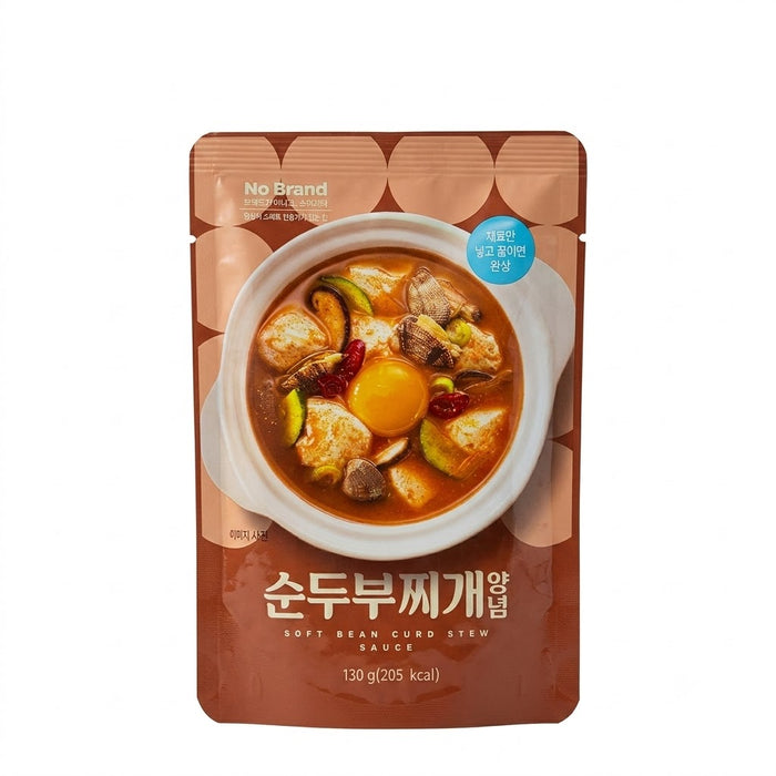 NOBRAND Soft Tofu Stew Sauce 130g – Korean Sundubu Jjigae Seasoning Base