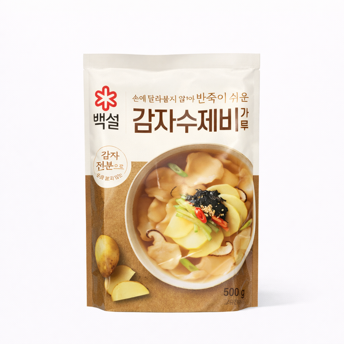 CJ Potato Sujebi Dough Flour Chewy Texture Korean Cooking Ingredient 500g