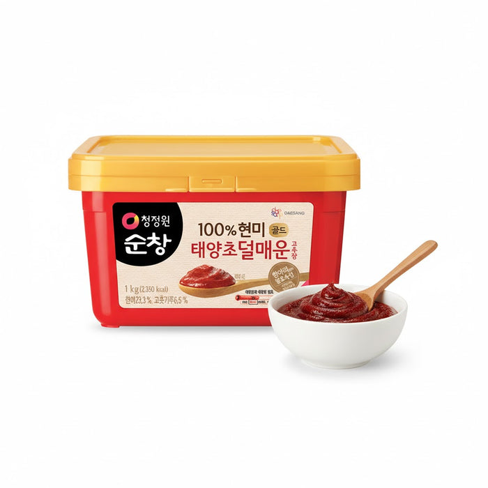 Chung Jung One Sunchang Mild Brown Rice Gochujang Korean Chili Paste 1kg