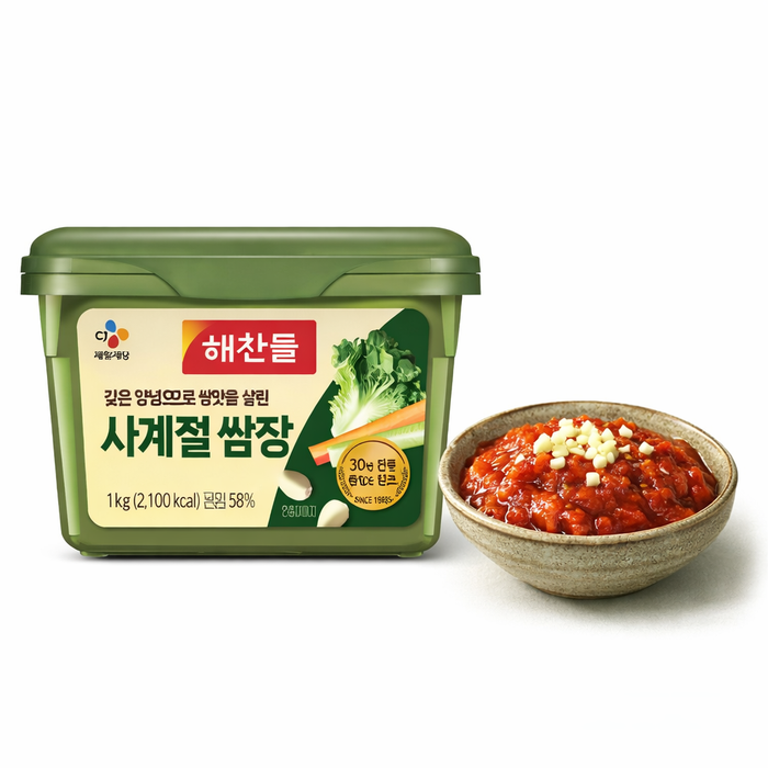 CJ HAECHANDLE Ssamjang Seasoned Soybean Paste Four Seasons 1kg