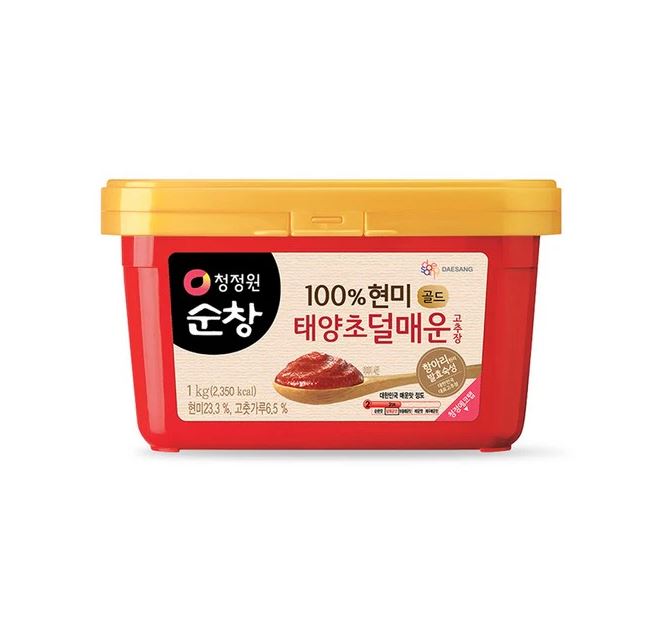 Chung Jung One Sunchang Mild Brown Rice Gochujang Korean Chili Paste 1kg