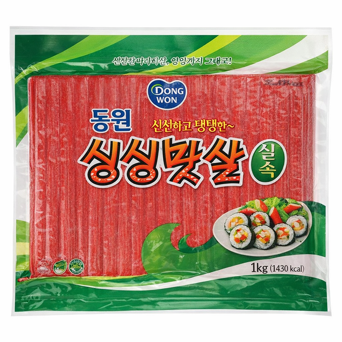 DONGWON Fresh Crab Sticks Frozen Seafood Imitation 1kg