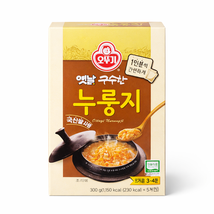 오뚜기 옛날 구수한 누룽지 60g × 5 (300g)