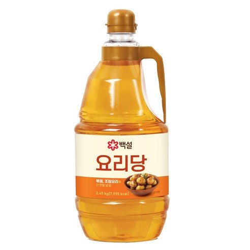 CJ 쿠킹 올리고 시럽 700g, 2.45kg – 요리 및 유약용 한국산 시럽 감미료