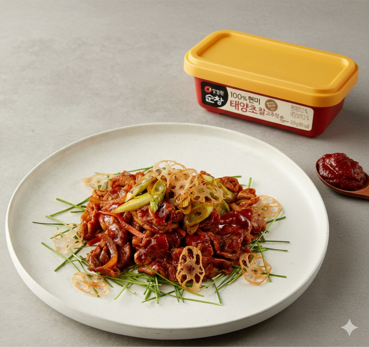 CHUNG JUNG ONE Sunchang Taeyangcho Glutinous Gochujang Korean Chili Paste 200g