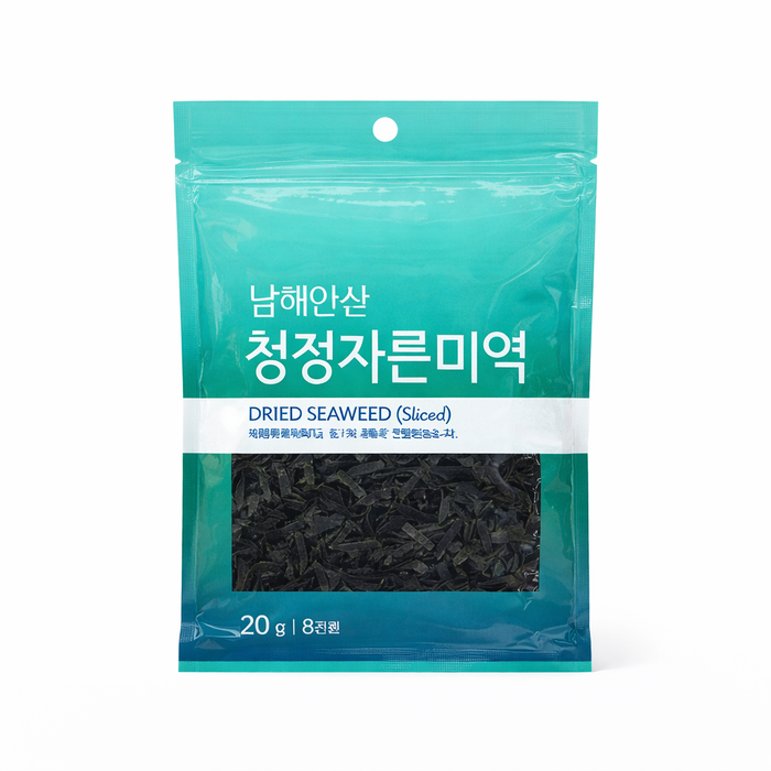 CHUNG JUNG ONE Cut Dried Seaweed (Wakame) 20g – Korean Seaweed for Soup, Stew & Side Dishes
