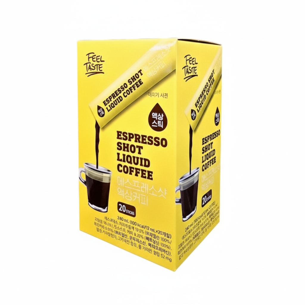 NoBrand Espresso Shot Liquid Coffee Concentrate Sticks 12ml × 20 (240m ...