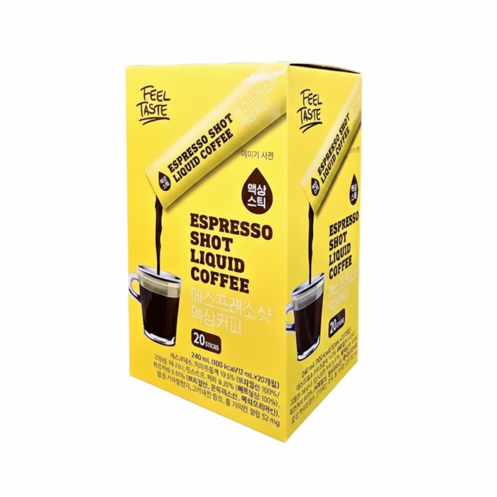 노브랜드 에스프레소샷 액상커피 12ml×20T