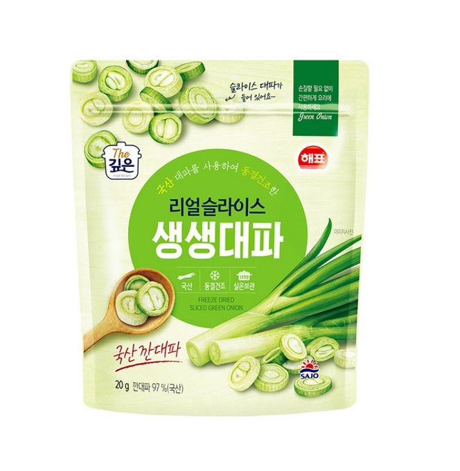 HaePyo 真切切片葱花 20 克 – 烹饪用冻干葱花
