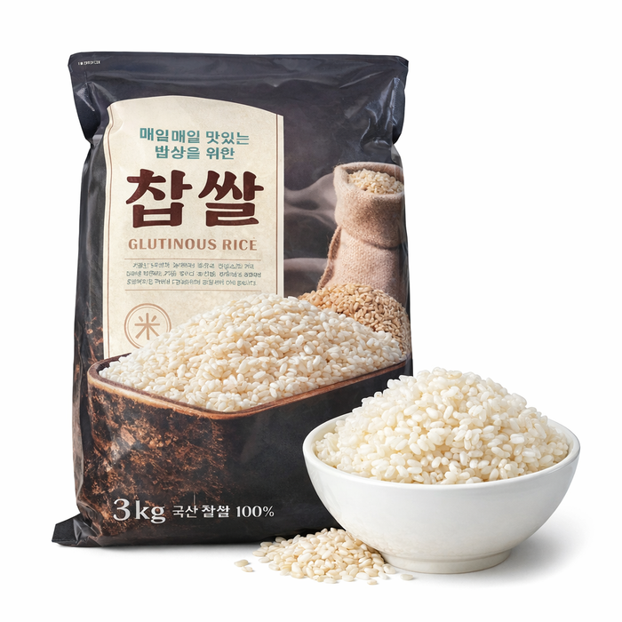 노브랜드 찹쌀 3kg