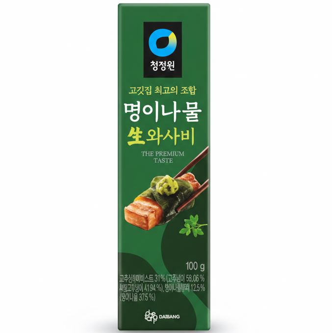 Chung Jung One Siberian Onion Wasabi Paste Korean Condiment 100g