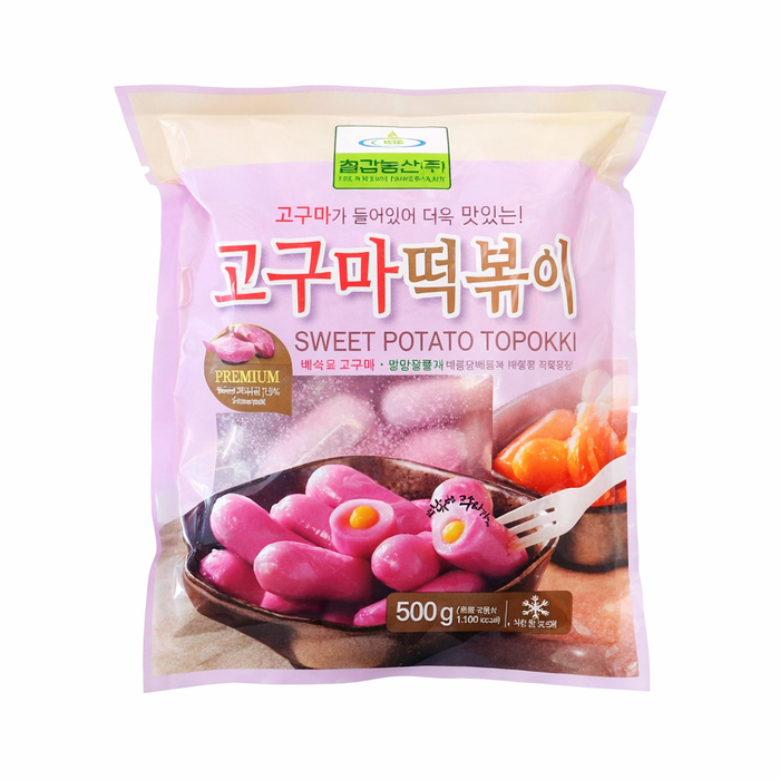 CHILKAB Sweet Potato Tteokbokki Rice Cakes 500g
