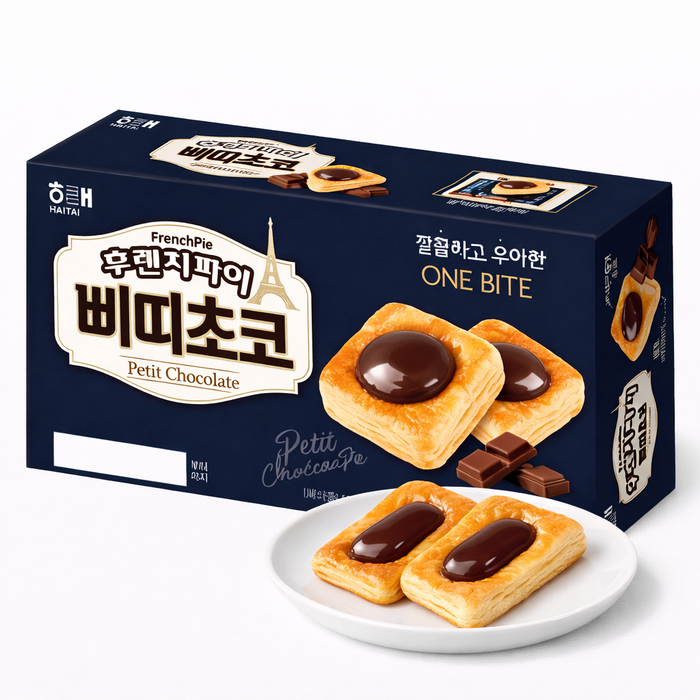 해태 후렌치파이 쁘띠초코 179g