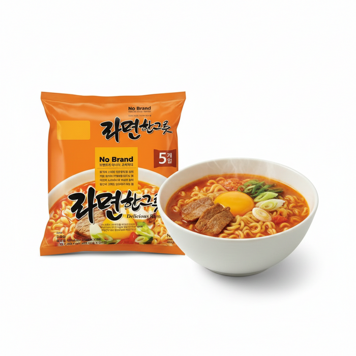 无牌 一碗拉面 清淡味 115g × 5包 (575g)