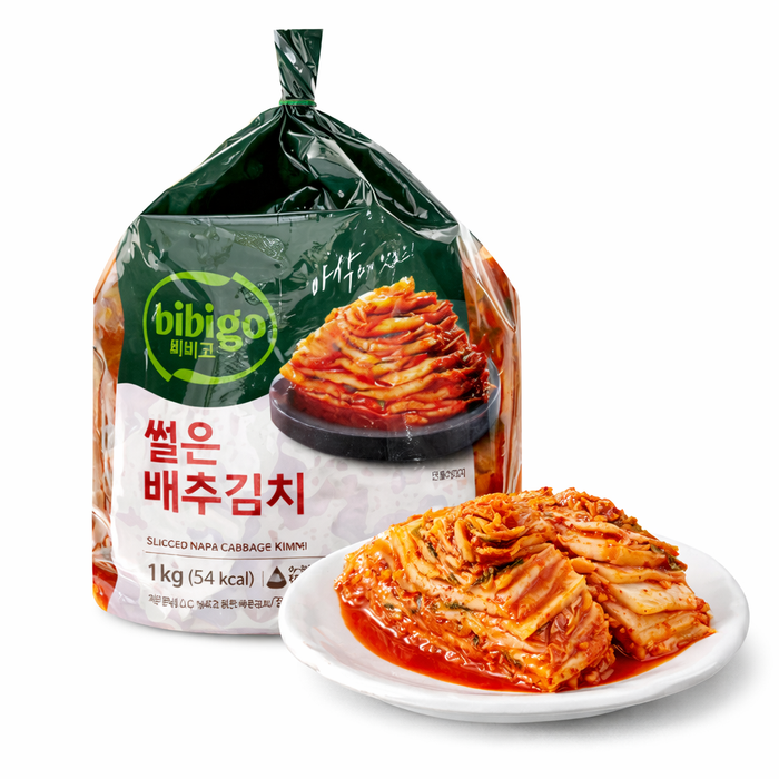 CJ 비비고 썰은 배추김치 500g / 1kg – 정통 한국식 맛김치 파우치 