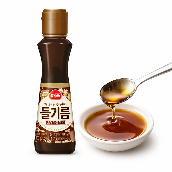HAEPYO 高级紫苏油 160ml / 320ml – 浓郁韩国烤紫苏籽油