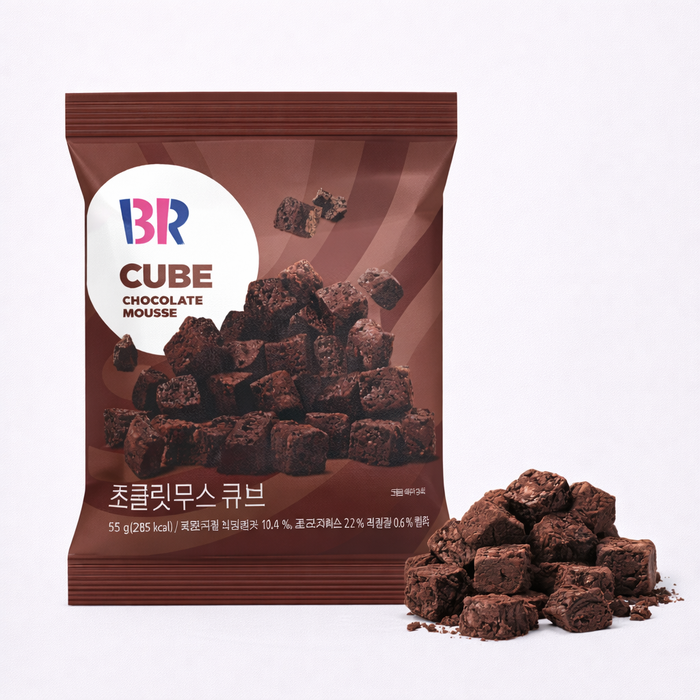 배스킨라빈스 초콜릿무스 큐브 52g