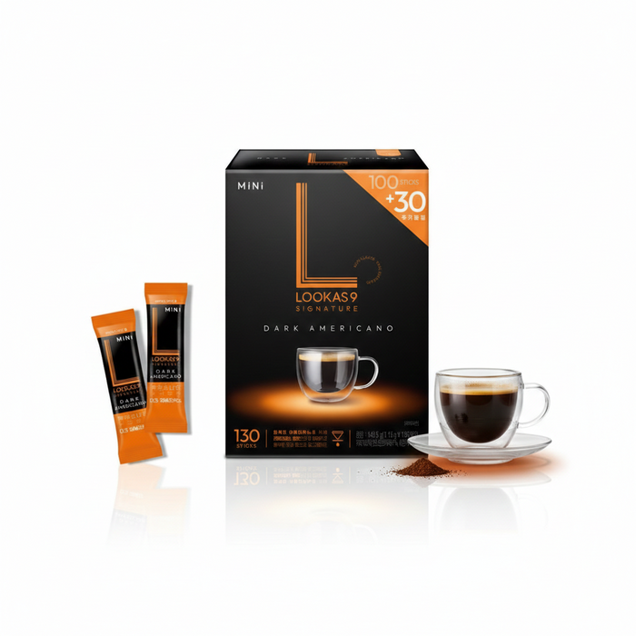 루카스나인 시그니처 다크 아메리카노 원두커피스틱 1.15g*130T