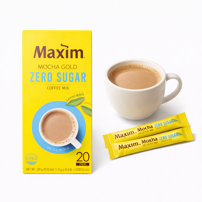 MAXIM Mocha Gold Zero Sugar Coffee Mix 11.5g × 20 Sticks