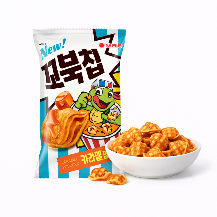 오리온 꼬북칩 (카라멜팝콘맛) 80g