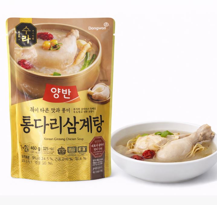 DONGWON YANGBAN Samgyetang Korean Chicken Soup with Whole Leg 460g