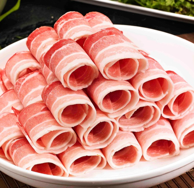 Imported Frozen Thinly Sliced Pork Belly 500g  2mm