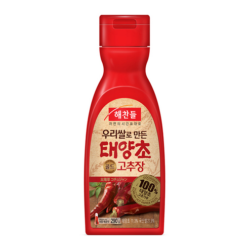 CJ 해찬들 고추장 200g / 290g (튜브) / 500g / 1kg / 3kg