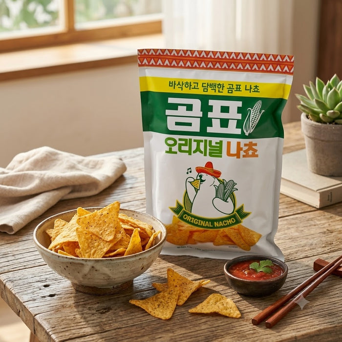 GOMPYO 原味玉米纳乔脆片 190g 拉链袋