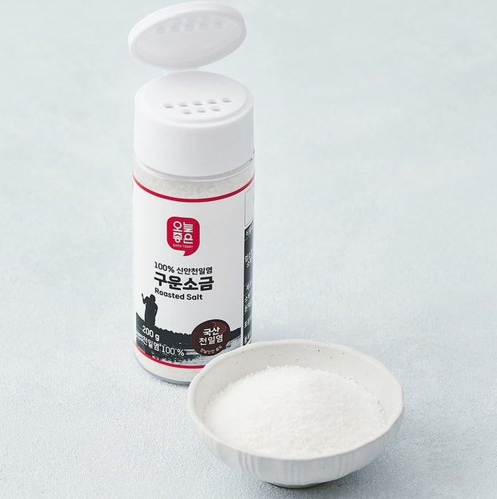 GOOD TODAY Roasted Salt 200g – Korean Dry-Roasted Cooking Salt