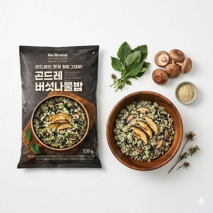 노브랜드 곤드레버섯나물밥(2인분) 530g
