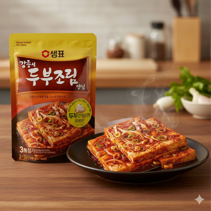 SEMPIO Gangneung-Style Braised Tofu Sauce Korean Seasoning 140g