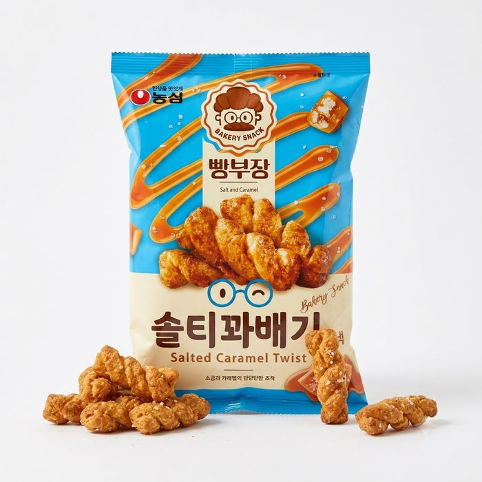 NONGSHIM 面包部长 咸焦糖麻花脆点 55g