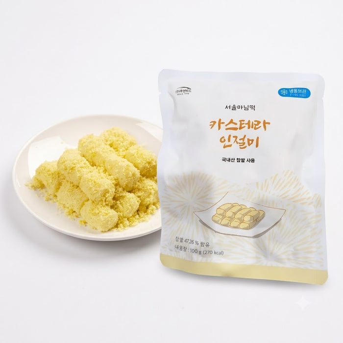 로뎀푸드 서울마님떡 카스테라 인절미 100g (냉동)