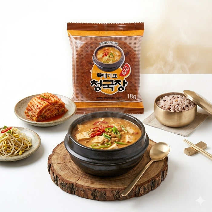WANJEON Food Korean Cheonggukjang Fermented Soybean Stew Paste Frozen 180g
