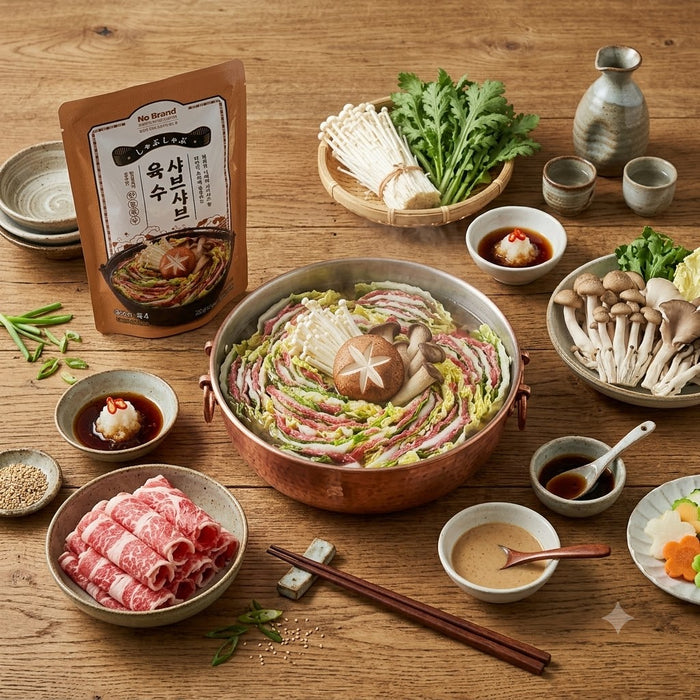 NOBRAND Shabu Shabu Soup Base 250g – Japanese-Style Hot Pot Broth Concentrate for Beef & Vegetables