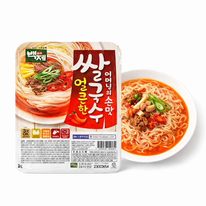 백제 쌀국수 얼큰한맛 90g