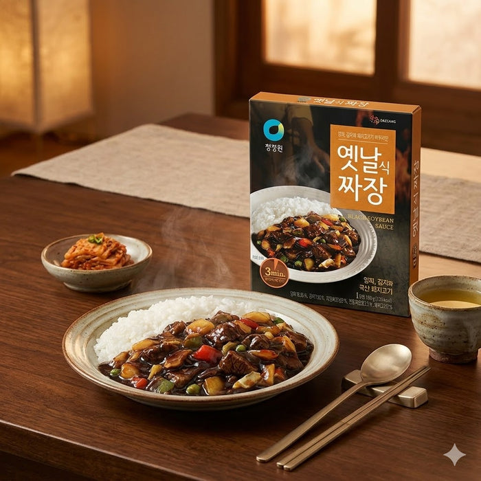 CHUNG JUNG ONE Old Style Jajang Black Bean Sauce Meal Kit 180g