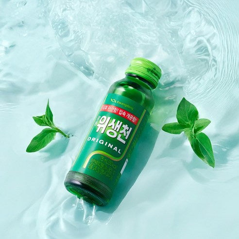 KWANGDONG Original Mint Drink Hygiencheon Herbal Beverage 75ml × 10 Bottles