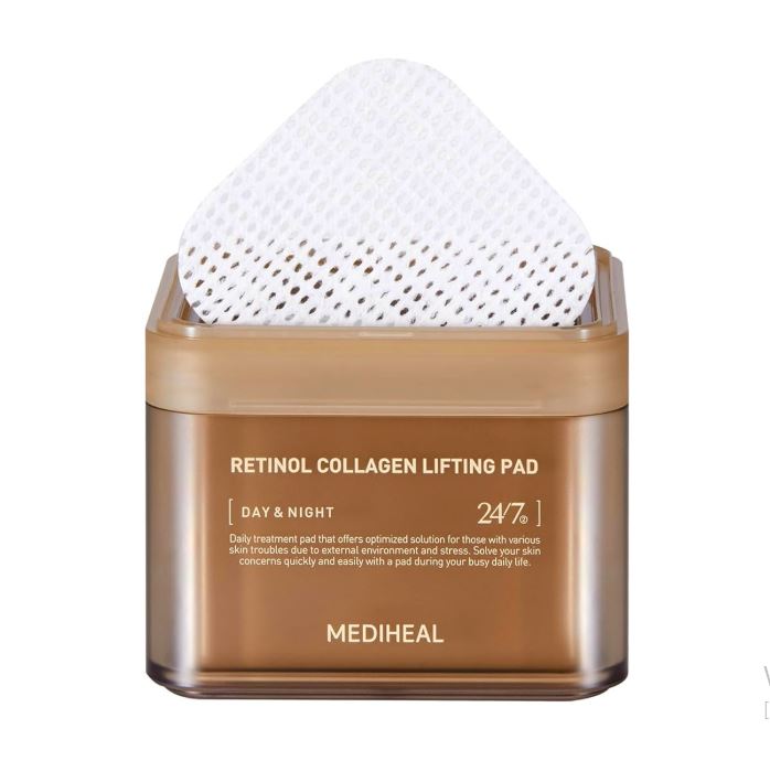 메디힐 레티놀 콜라겐 리프팅 패드 100매 - 탄력 & 안티에이징 케어