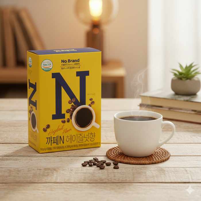 NoBrand Cafe N Hazelnut Instant Black Coffee Sticks 1g × 100