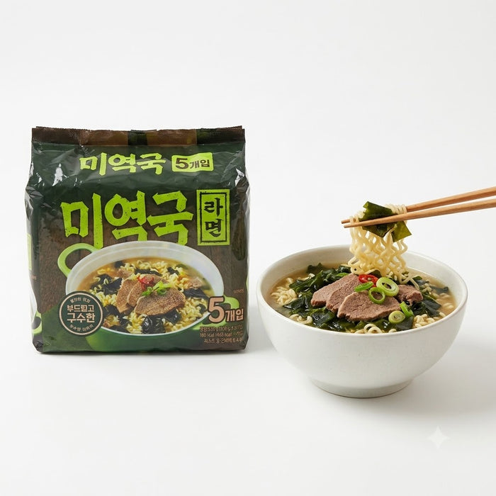 노브랜드 미역국 라면 멀티 525g (5입)