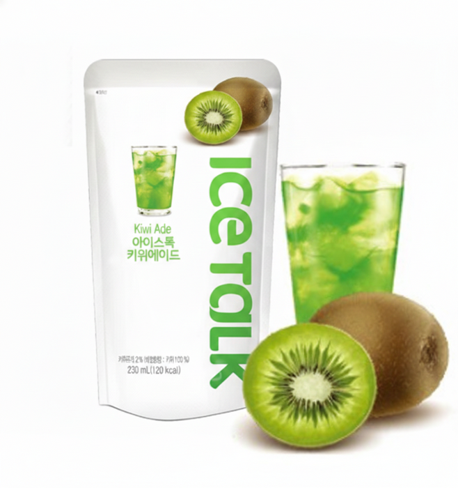 ICE TALK Kiwi Ade Drink 230ml – Korean Kiwi Juice Beverage