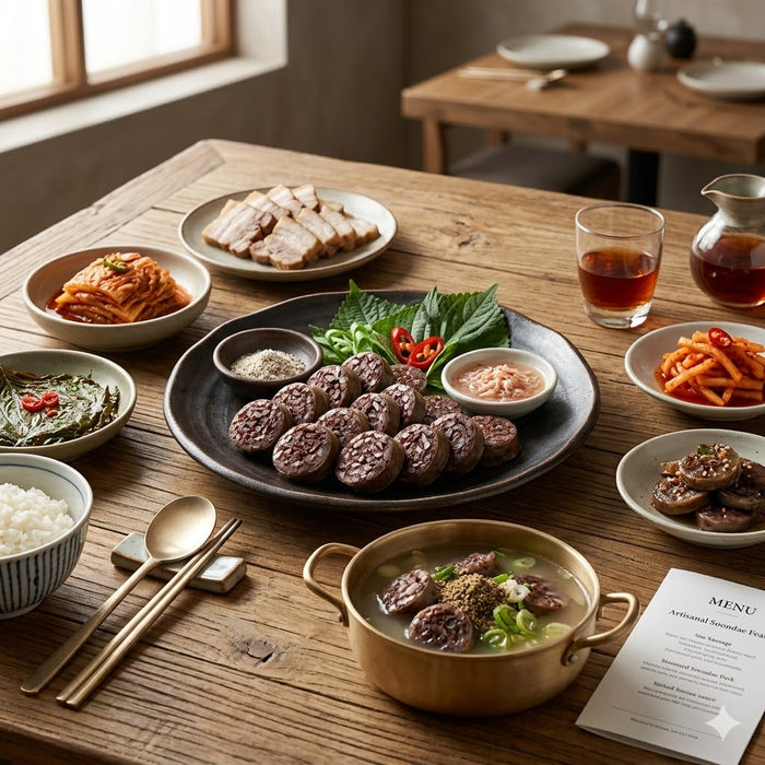 NZ Korean Traditional Sundae Frozen Korean Blood Sausage 500g