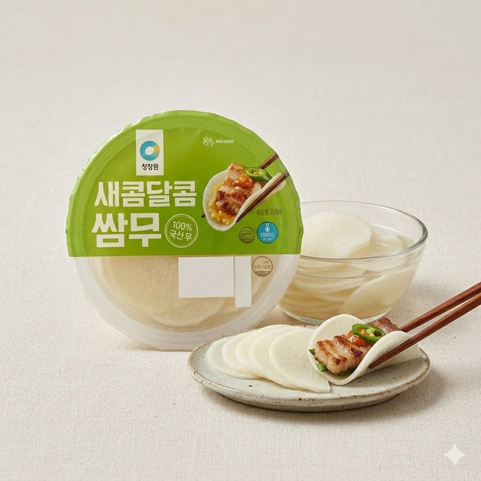 清净园 酸甜包肉萝卜片 340g