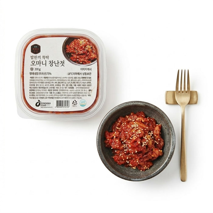 奥玛尼 辣腌明太鱼肠 200g