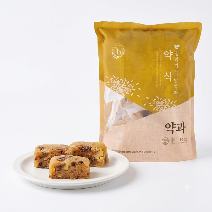 창억떡 입안가득 달콤한 약식 500g (냉동) 개별포장